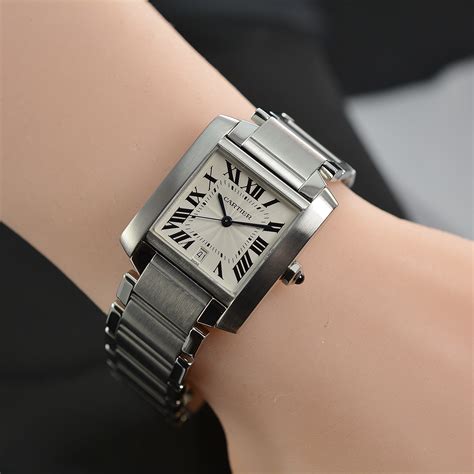 cartier ladies tank francaise|cartier tank francaise automatic watch.